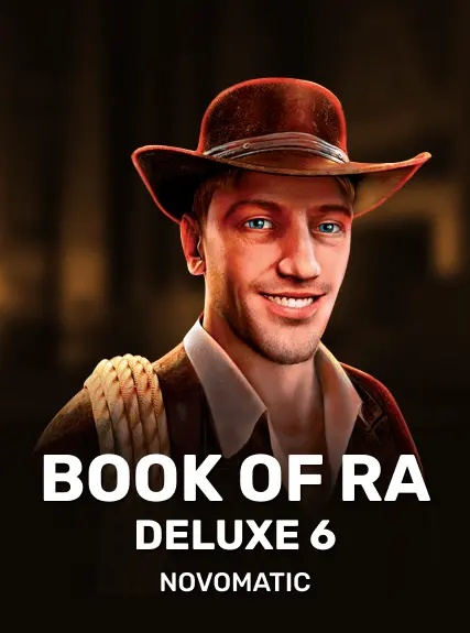 Book of Ra Deluxe 6 als 24Casino Login-Lobbyvorschau